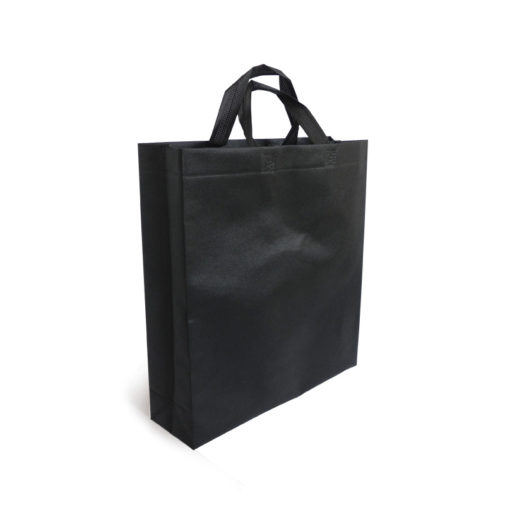 Borsa Tessuto con Manico a Fiocco Nero