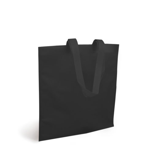 Borsa Tessuto con Manico a Fiocco Nero