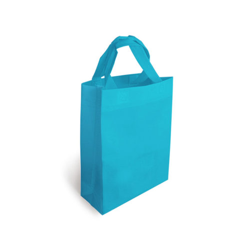 Borsa Tessuto Fiocco Turchese