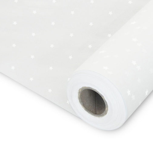 Rotolo Carta Velina Stelle Bianche