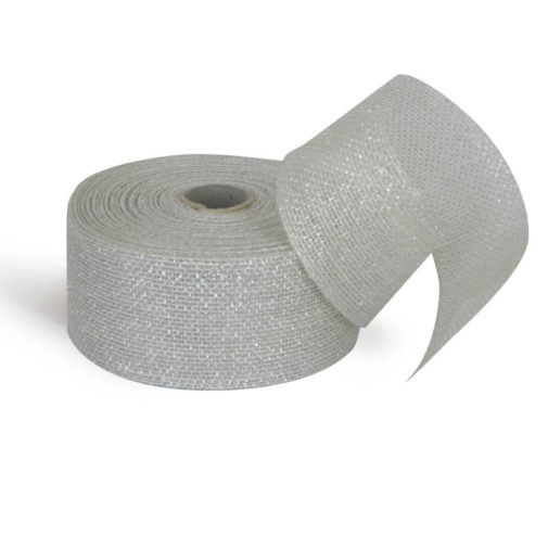 Nastro di Juta Argento 60 mm