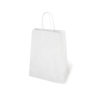 Borsa di Carta Bianca con Manico di Cotone